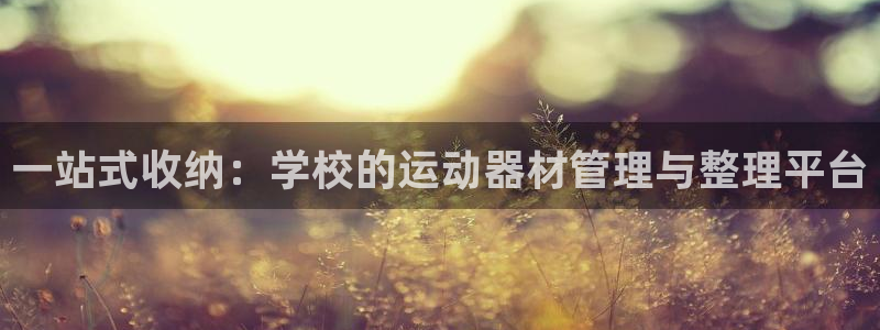 米兰体育官方正版app神州：一站式收纳：学校的运动器